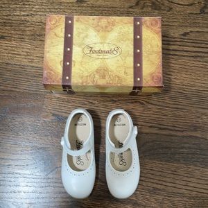 Footmates, Emma Mary Jane, White, 9.5